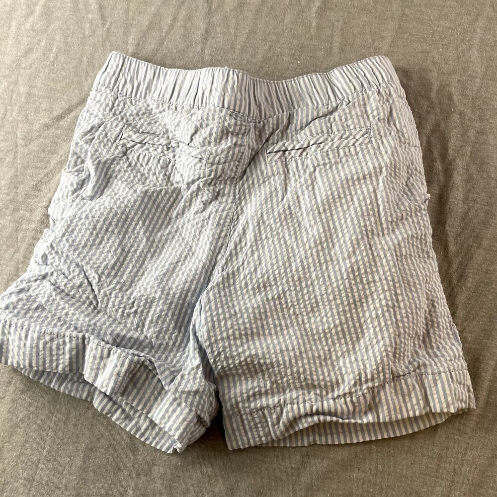 Tommy Bahama Toddler 4T 4 Seersucker Blue & White Striped Shorts - Picture 2 of 3